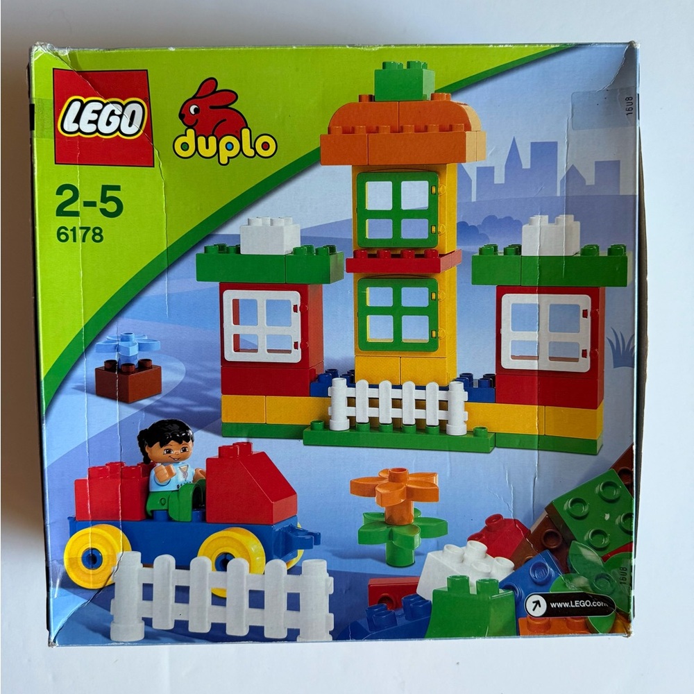 Lego Duplo 6178 My Town New Sealed House Car Tree Window Flower Play Retired